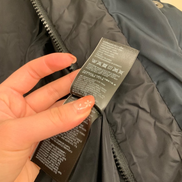 [SUPERDRY] black waterproof down jacket faux fur women size 8 (M) feather parka - Picture 7 of 11